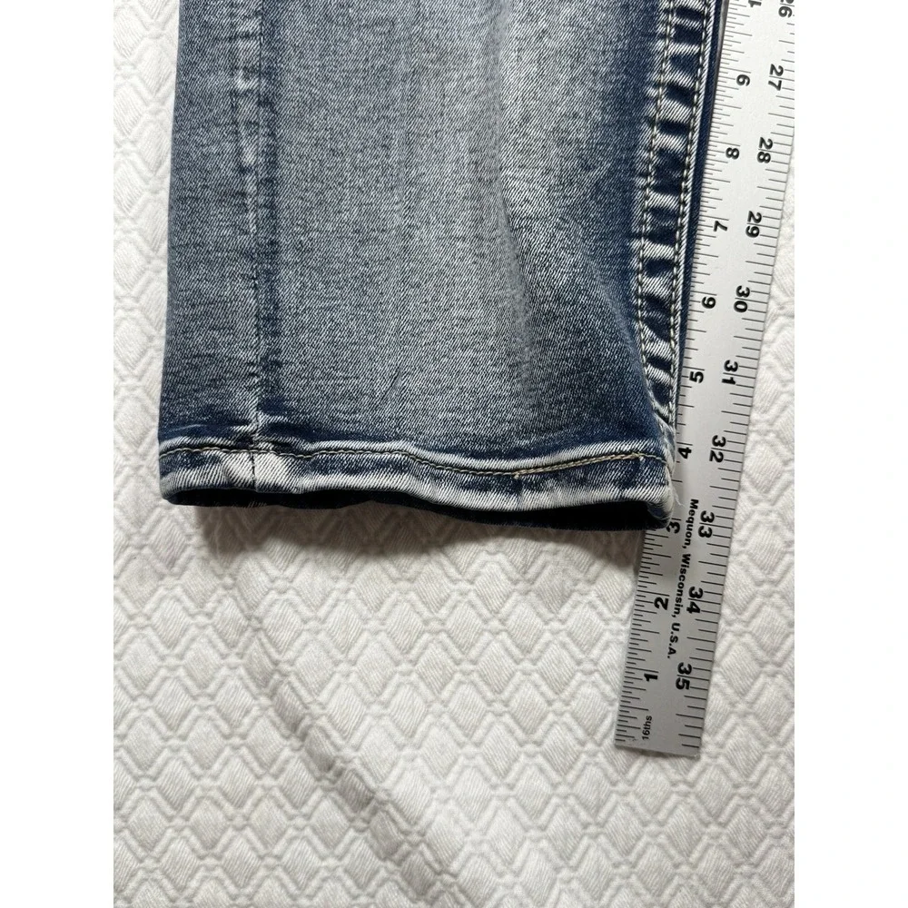 Blue Cult Tech Denim Mens Thick Stitch Jeans Fits 39x33 NWT (Tag 36) Bikercore